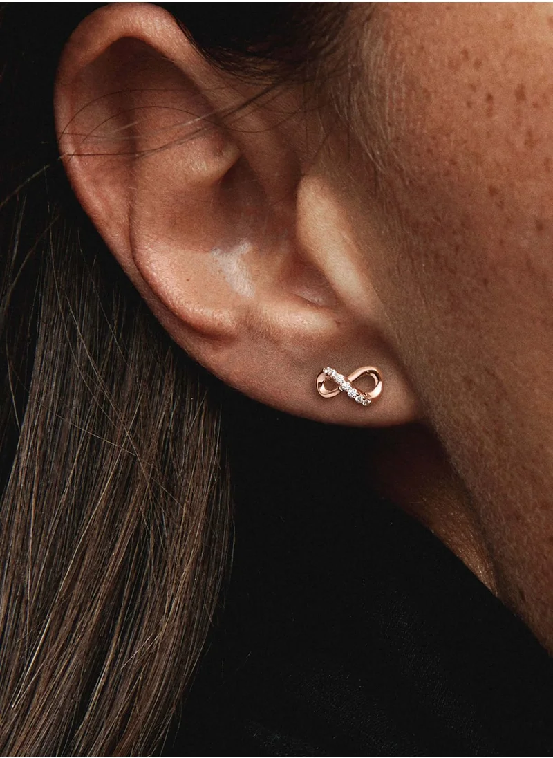 PANDORA Sparkling Infinity Stud Earrings