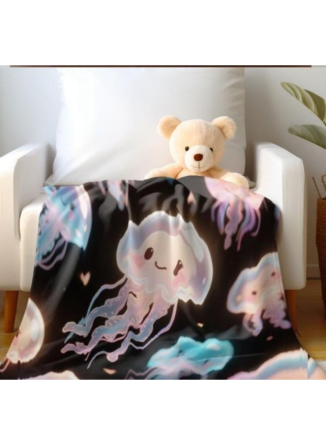 general Children's or student cartoon flannel thin blanket (warm and comfortable, suitable for sleep, games) 100cm*150cm - Image 1