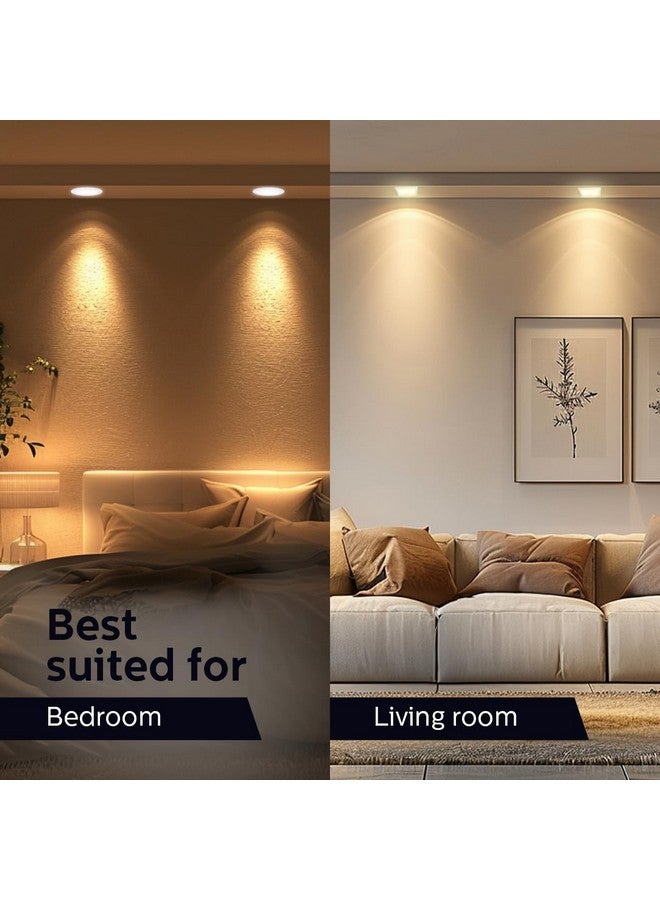 PHILIPS 15W Square AP Plus UltraGlow LED DL Recessed LED Panel Ceiling Light (Pack of 1, Natural White) (929002629301-Pk1) - Image 4