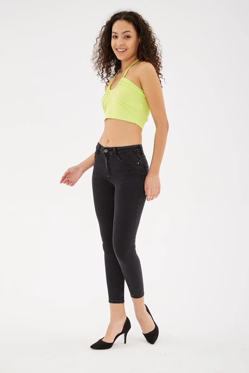 Fashion Friends Cotton Skinny Fit Skinny Jeans Denim Trousers 24Y0565K1