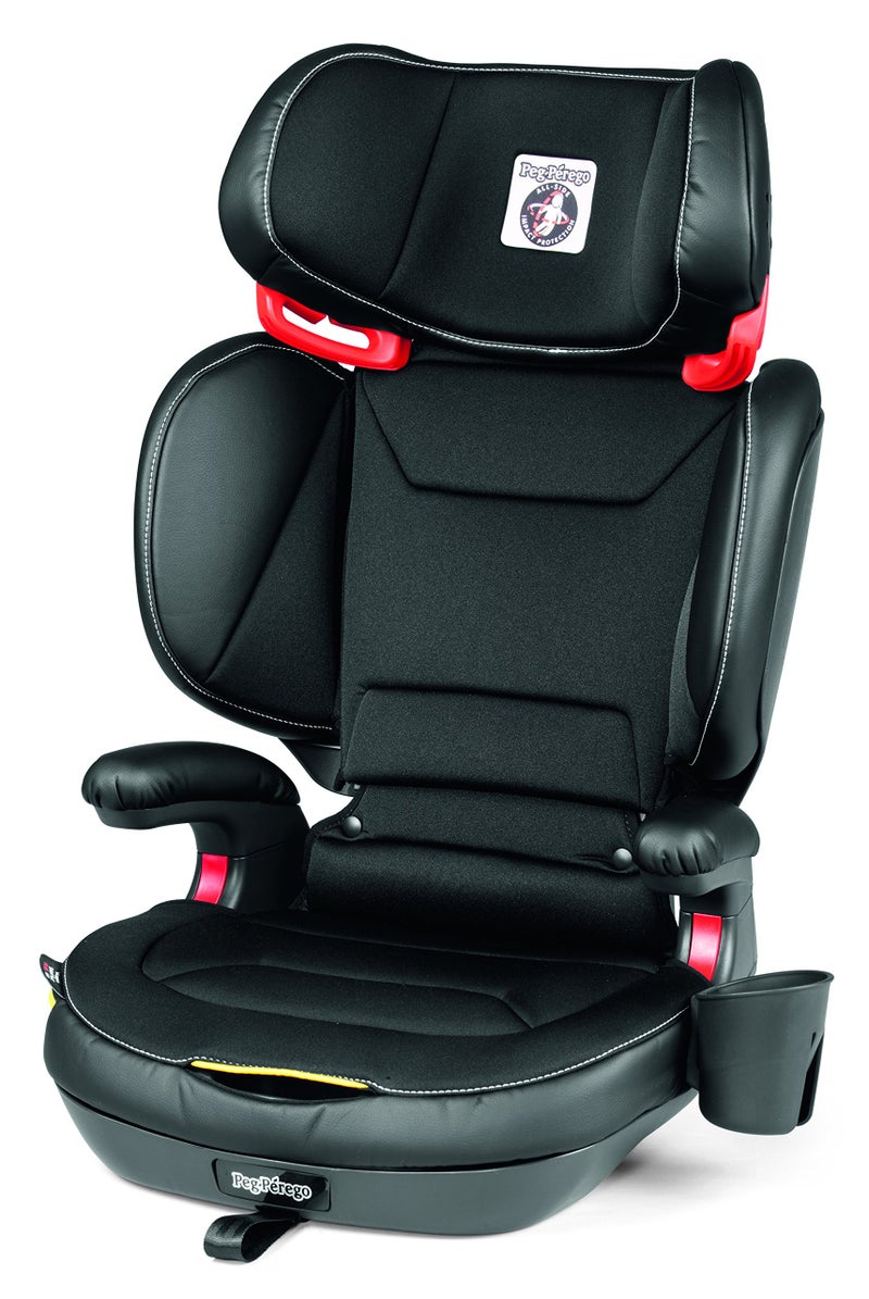 Peg Perego Peg Perego Viaggio Shuttle Plus 120 Booster Car Seat for Children from 40 to 120 lbs Made in Italy Licorice Black