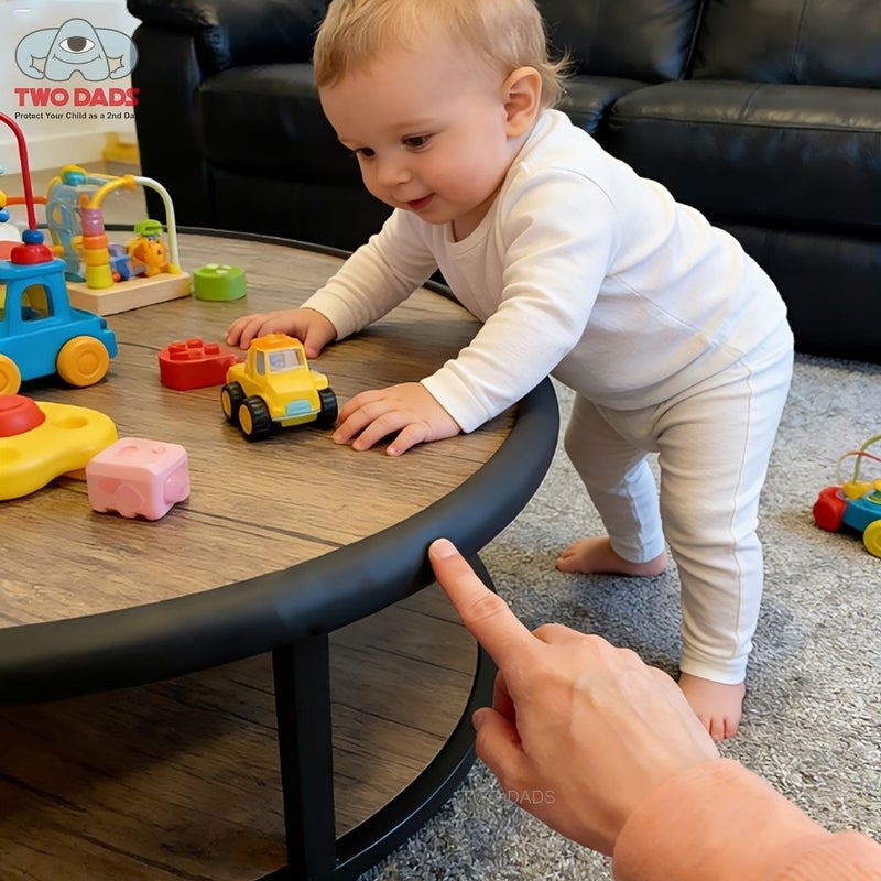 Black Baby Proofing Corner Protector 6.5ft Edge Guards 8 Corner Cushions NBR Bumpers - Image 3