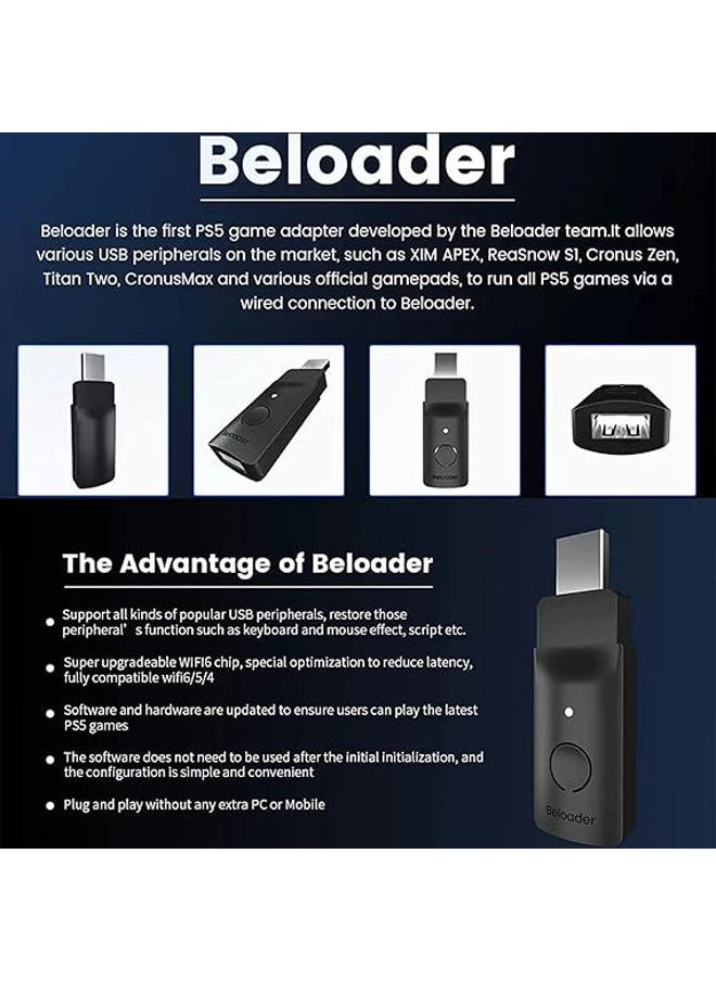 Beloader Keyboard And Mouse Adapter For PS5  - Image 3