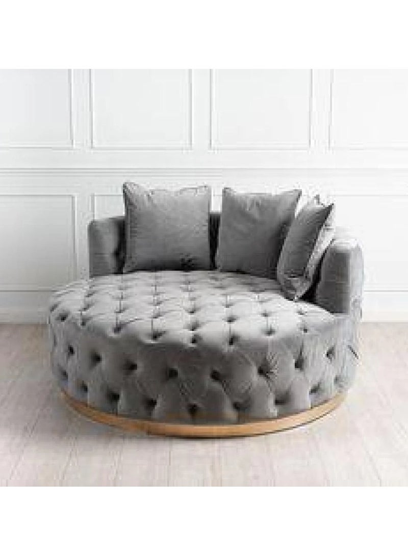 مردود السعودية كنبة مقعد واحد مقاس 120 × 120 × 85 سم (عرض × عُمق × ارتفاع) - كود MS_ID_1PSF_00082 رمادي