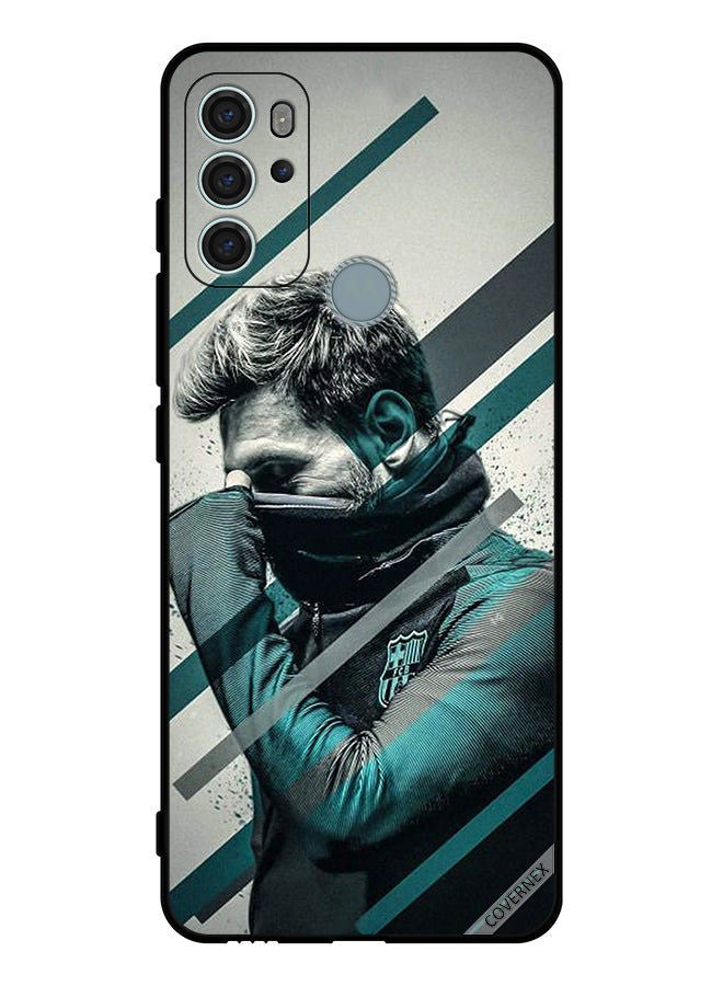Covernex Protective Case Cover For Motorola Moto G60S Messi Hiding Face - Image 1