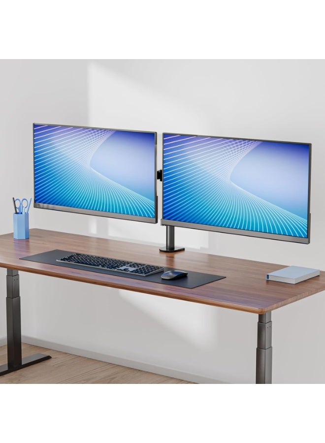 Dual Monitor Desk Mount – Height Adjustable Stand for 2 Screens up to 38" - Image 5