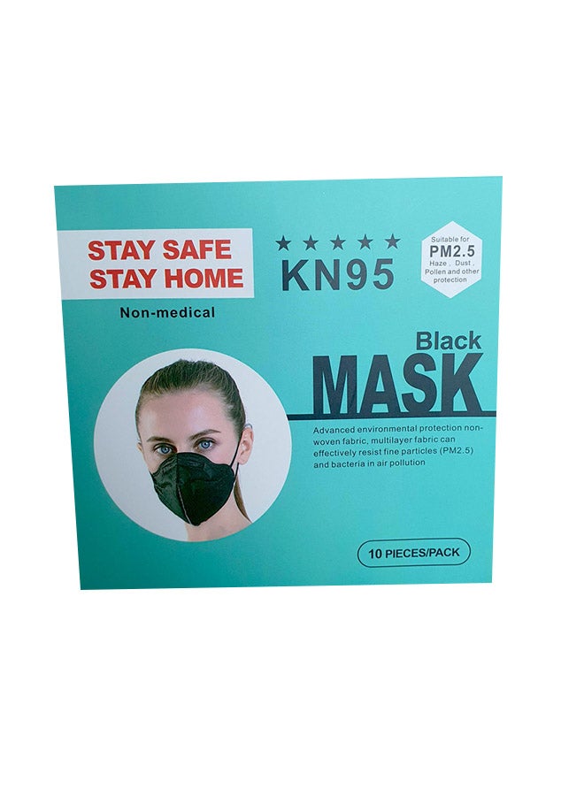 10-Pieces KN95 Face Mask Suitable For PM 2.5 Protection - Image 2