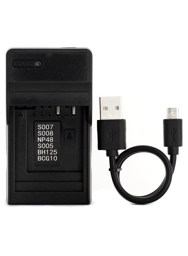 شاحن USB DMW-BCH7 لكاميرات باناسونيك لوميكس DMC-FP1، DMC-FP2، DMC-FP3، DMC-FT10، DMC-TS10 والمزيد