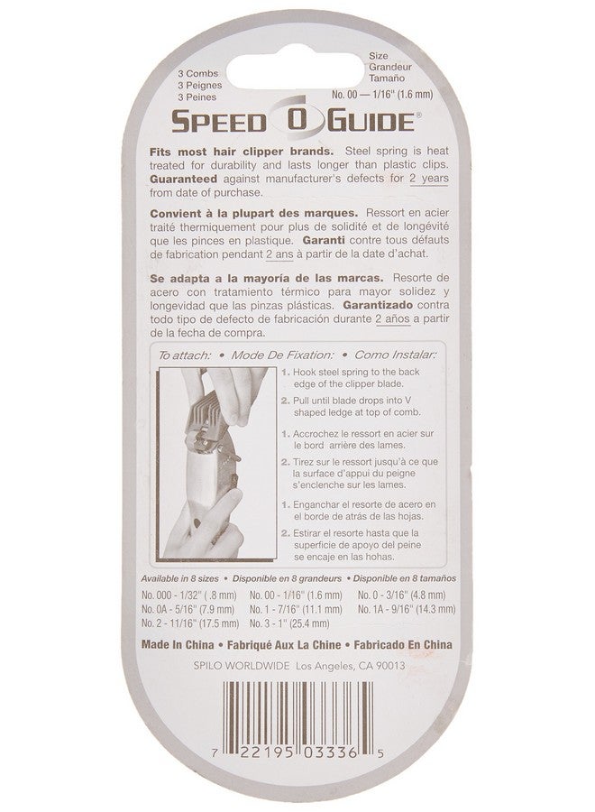 SPEED-O-GUIDE Spspg3336 Size 00 Comb 3 Count - Image 3
