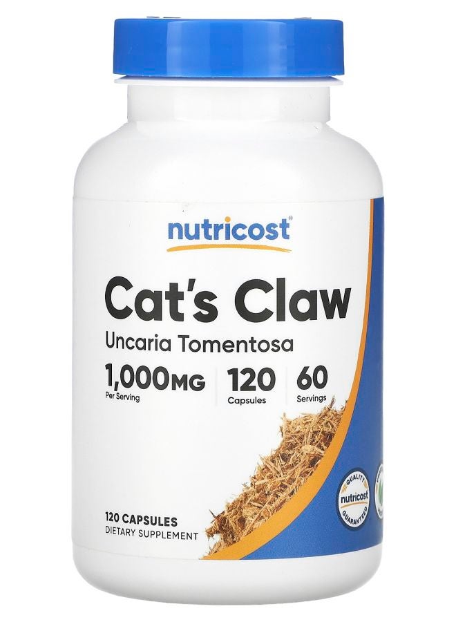 Nutricost Cat's Claw 1000 mg 120 Capsules (500 mg per Capsule)