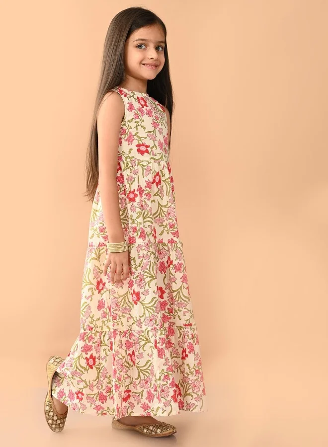 ليل بيكس Floral Tiered Dress