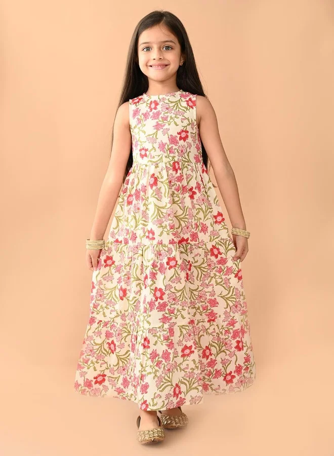 ليل بيكس Floral Tiered Dress
