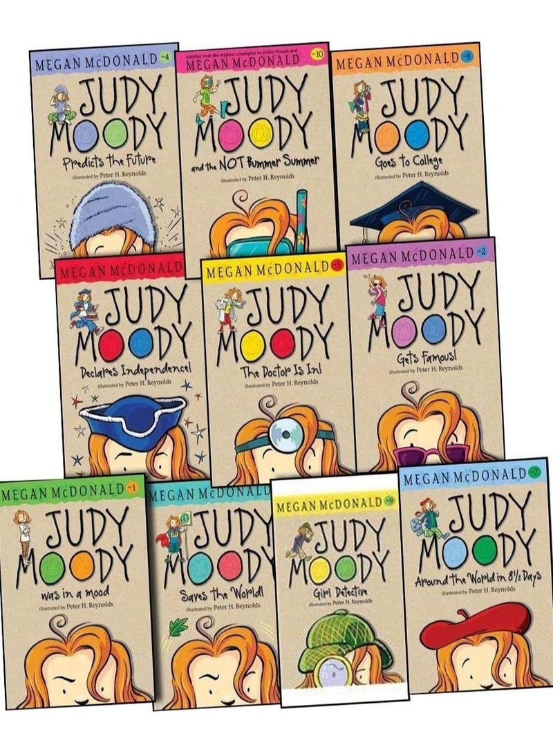 Judy Moody Collection Megan McDonald 10 Books Set