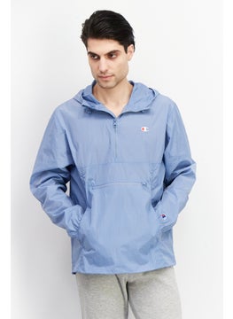 Champion Men Sportswear Fit Embroidered Logo Jacket, Blue  - Image 1