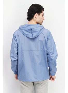 Champion Men Sportswear Fit Embroidered Logo Jacket, Blue  - Image 3