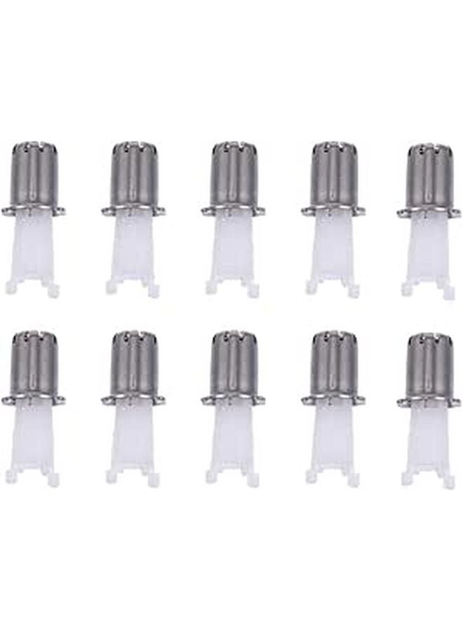 10pcs Replacement Heads For Electric Nose Hair Trimmer Portable Grooming Tool - Image 1