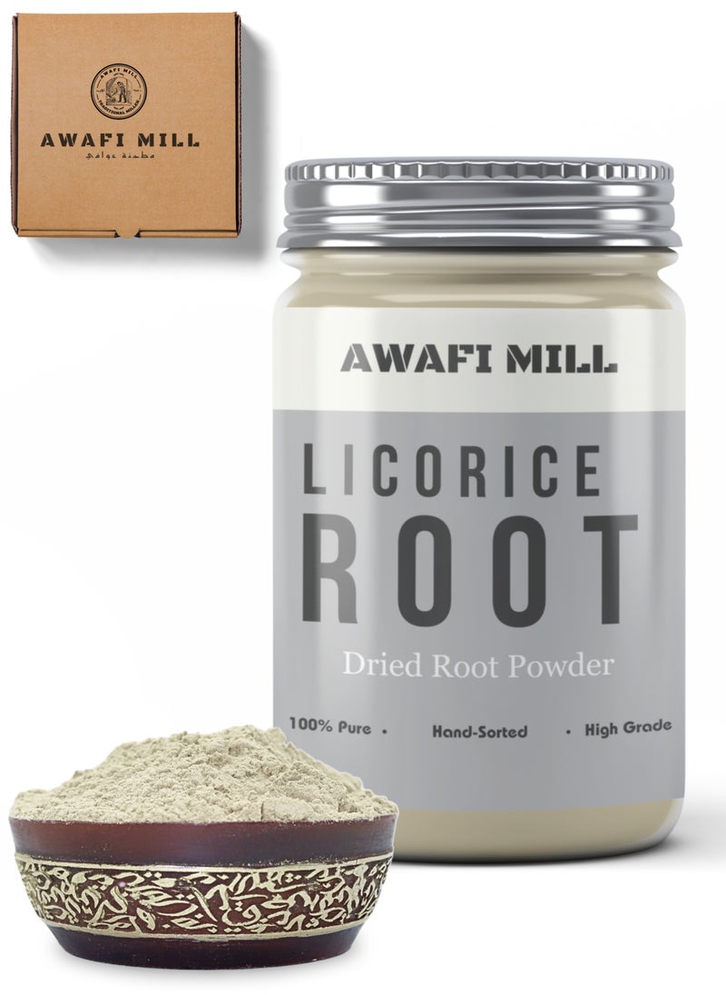 Awafi Mill Mulethi Powder - Pure Licorice Root Powder for Authentic Flavors and Traditional Dishes |  - Image 1