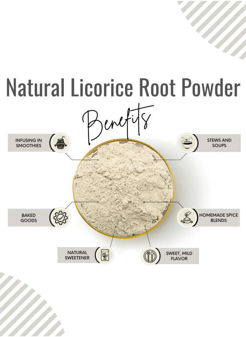 Awafi Mill Mulethi Powder - Pure Licorice Root Powder for Authentic Flavors and Traditional Dishes |  - Image 3
