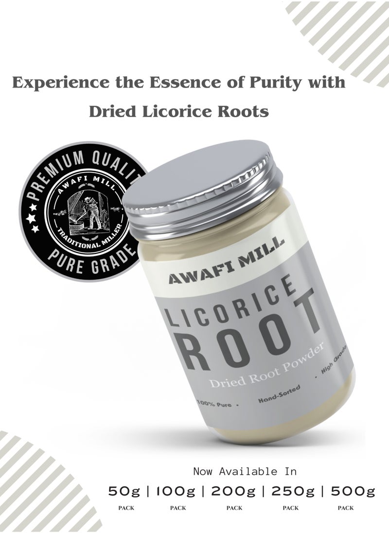 Awafi Mill Mulethi Powder - Pure Licorice Root Powder for Authentic Flavors and Traditional Dishes |  - Image 4