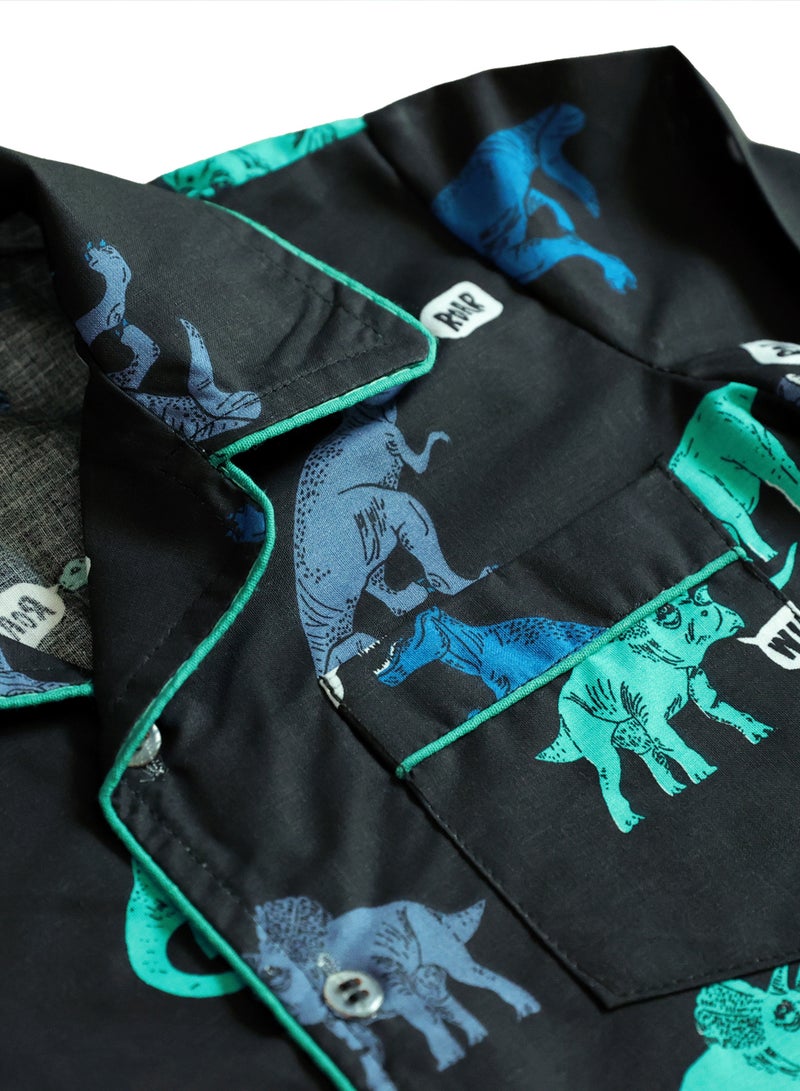 كيدابهو طقم بيجامات للأطفال - ديناصور ديلايت 2 قطعة - Image 3