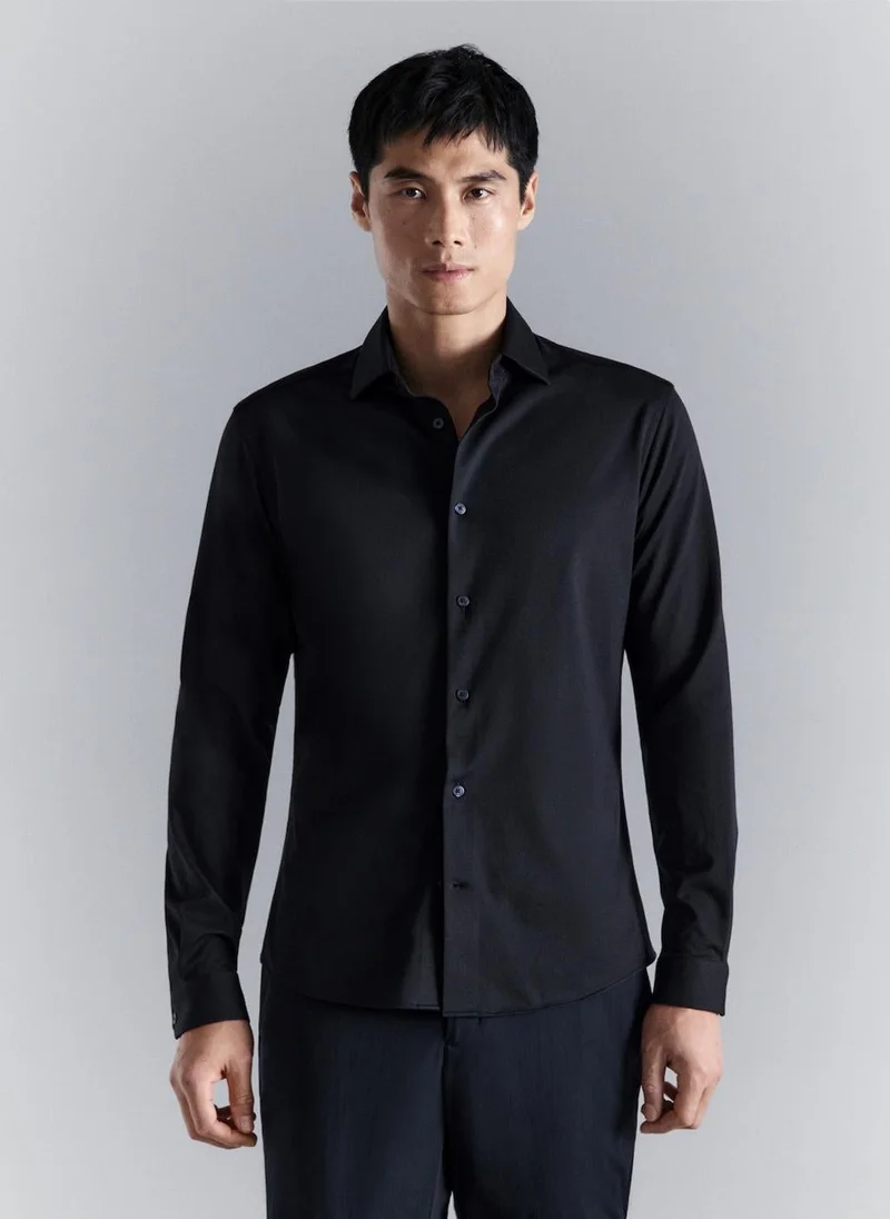 مانجو مان Comfort stretch non-iron shirt