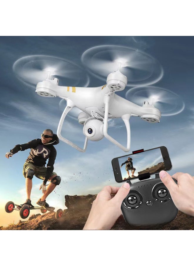 null - 8S Fixed Height Four-axis UAV Real-time Aerial Photography Long Endurance Remote Control Aircraft 4K HD Camera-Color:Long Battery Life 8s (black) With 720 Camera - Image 1