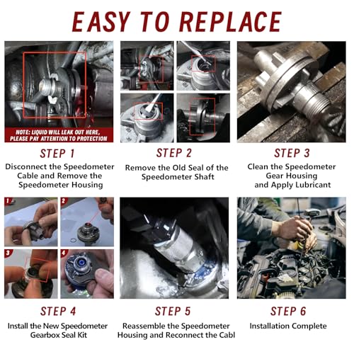 Antrys Speedo Leak Repair Seal Kit Fit for TH375 TH475 Transmission Speedometer Turbo 400, Premium Speedo Leak Stop Seal Stops Transmission Fluid Leaks and Ensures Accurate Speedometer Function - Image 5
