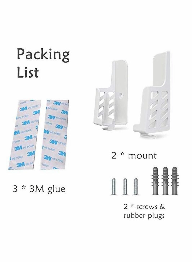 Excefore Wall Mount Holder, Wall Mount Universal Dock for Tablet or Phone, Damage-Free Compatible with ipad iPhone/ Tablet/ Kindle /e-Book/ Fixed by 3M Adhesive or Screws  - Image 5