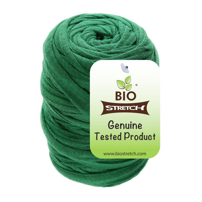 Biostretch Soft Plant Ties for House and Garden Plants - Environmentally Friendly Stretchy Green Plant Tape and Garden Twine Plant String (Green Bio Roll x 1) - Image 1