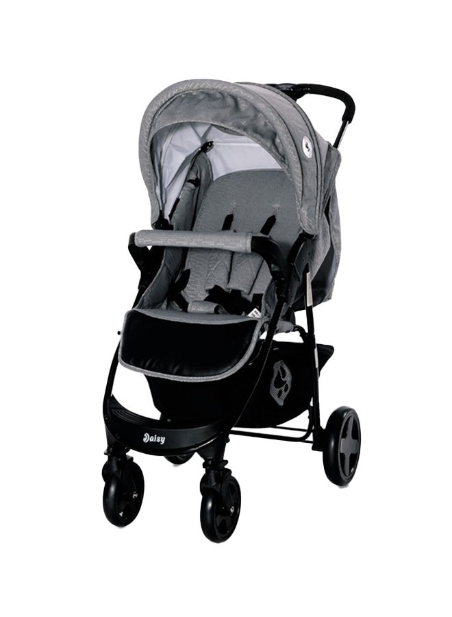 لوريلي عربة الأطفال ديزي بيسك رمادية رائعة + غطاء للقدم - Image 1