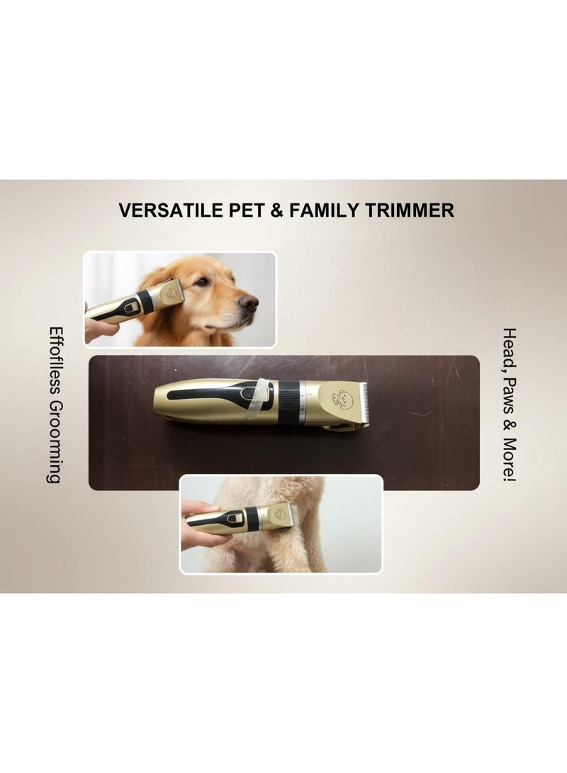 بت مجموعة أدوات العناية بالحيوانات الأليفة، ماكينة قص شعر الحيوانات الأليفة منخفضة الضوضاء، هادئة، قابلة لإعادة الشحن، لاسلكية، ماكينات قص شعر الحيوانات الأليفة، معاطف سميكة، مجموعة مناسبة للكلاب والقطط - Image 2