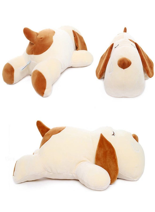 ERDAO Dog Plush Pillow, Soft Stuffed Animals Toy Dog Plushie Body Pillow Gifts for Kids Girls Boys (Brown, 17.7 inch) - Image 2