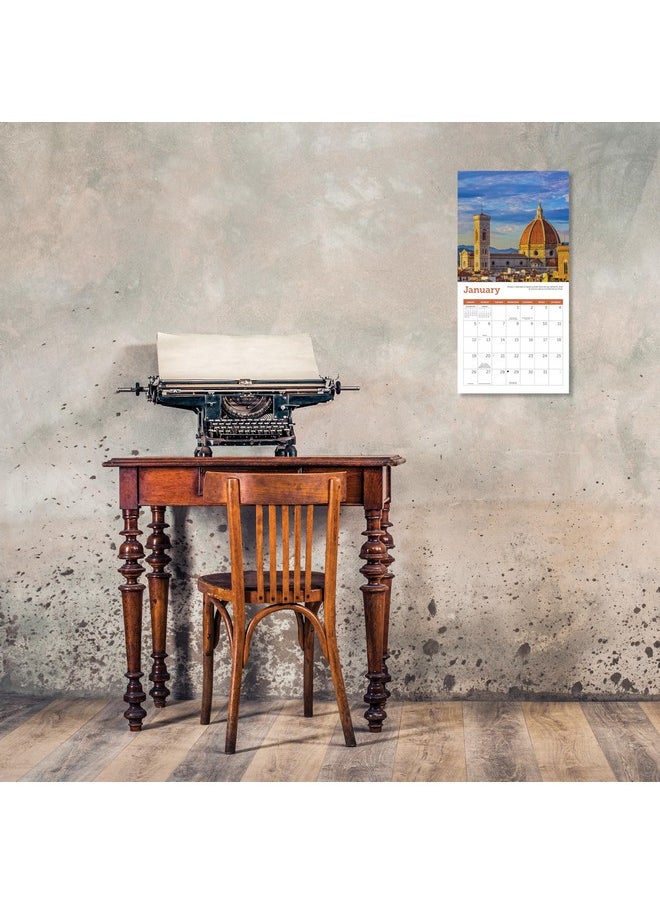 Ziga Media Italy Mini Wall Calendar 2025, 7" X 7"  - Image 5