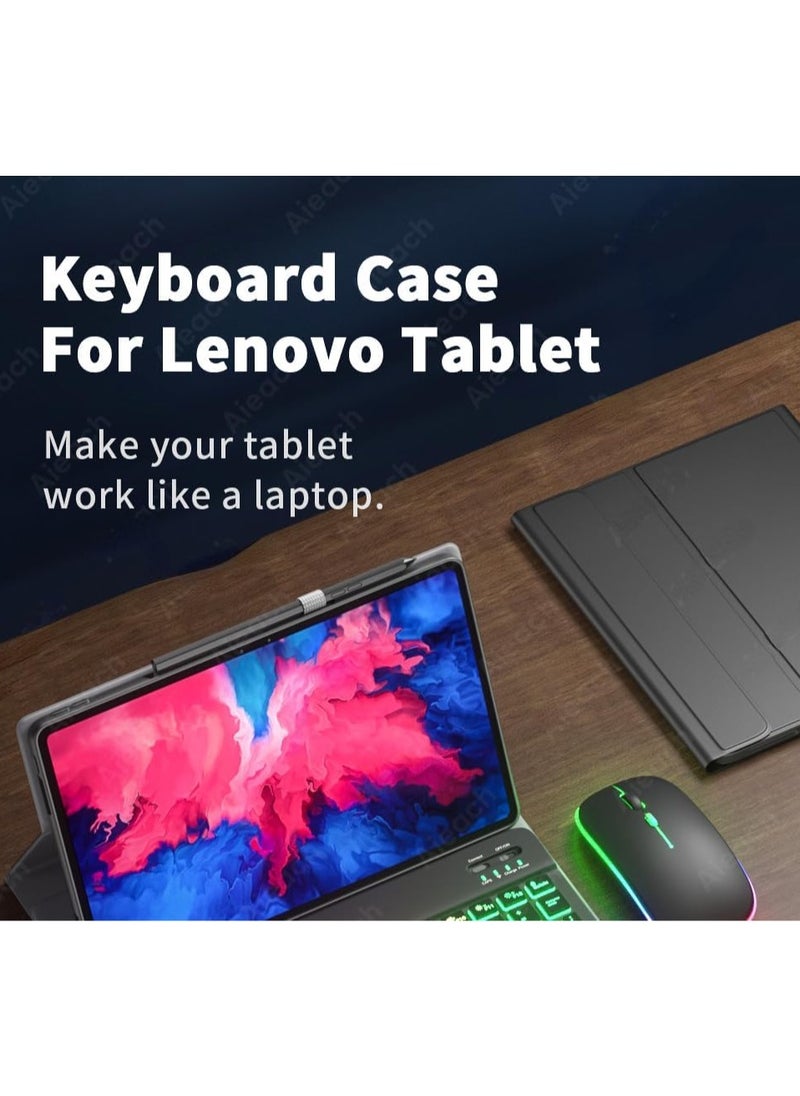 General - Backlit Keyboard Case Compatible with Honor Pad X9 11.5 inch 2023 Bluetooth Keyboard Mouse Cover - Image 1