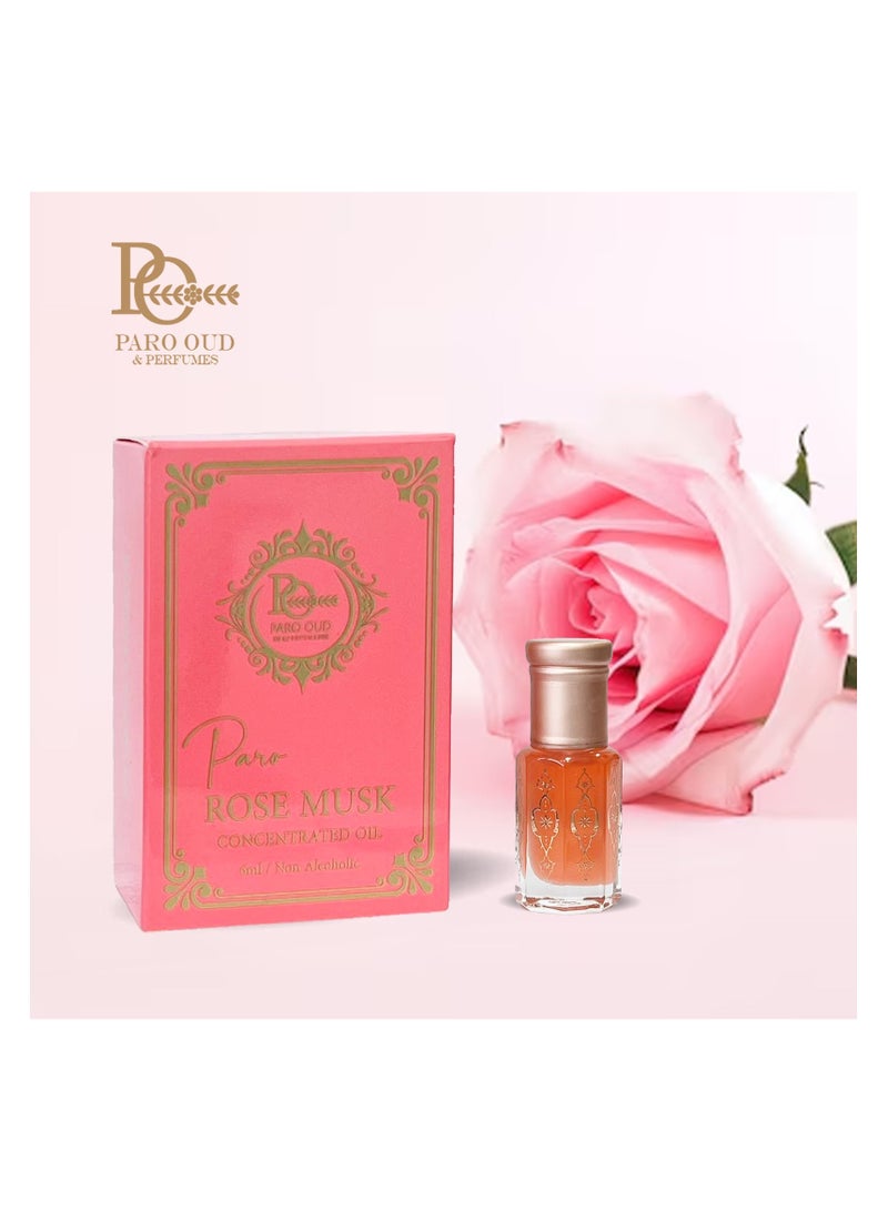 PARO OUD ACTIVE ROSE MUSK I PARO OUD I Musk Attar I Floral Attar I Alcohol-Free Perfume I Unisex Attar I All-Day Wear I Travel-Friendly Size I Wedding Attar I Attar for Men I Attar for Women  Alcohol-free attar oil for men and women I Pure and natural attar oil with long-lasting scent - Image 2