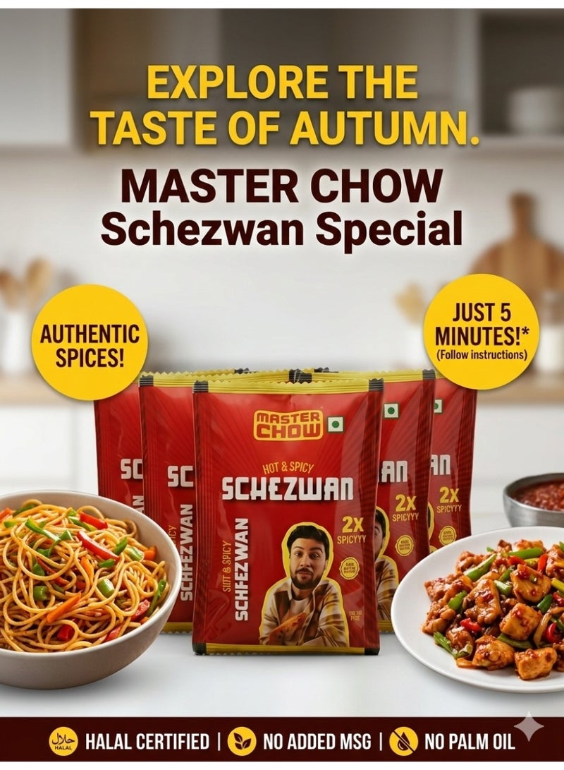 MASTER CHOW Hot & Spicy Schezwan Sachet 30g (Pack of 6) - Image 3
