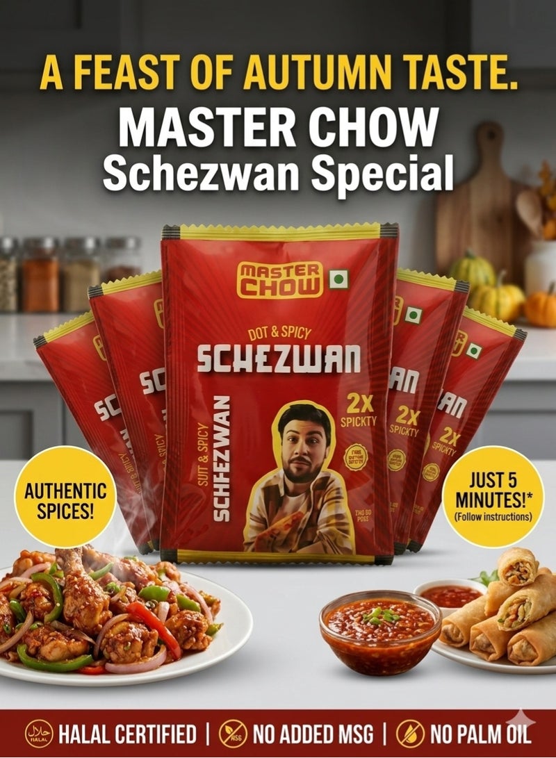 MASTER CHOW Hot & Spicy Schezwan Sachet 30g (Pack of 6) - Image 4