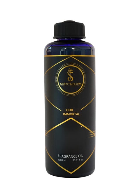 Oud Immortal- Diffuser Aroma Oil - Soothing, Healing, and Relaxing Fragrance for Scent Diffusers - Aromatherapy (1000ml)