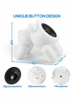 Y&D Bluetooth Speaker, Portable Speaker Lightweight with Blue LED Light, True Wireless for Computer Smartphone Office Outdoor Travel  - Image 5