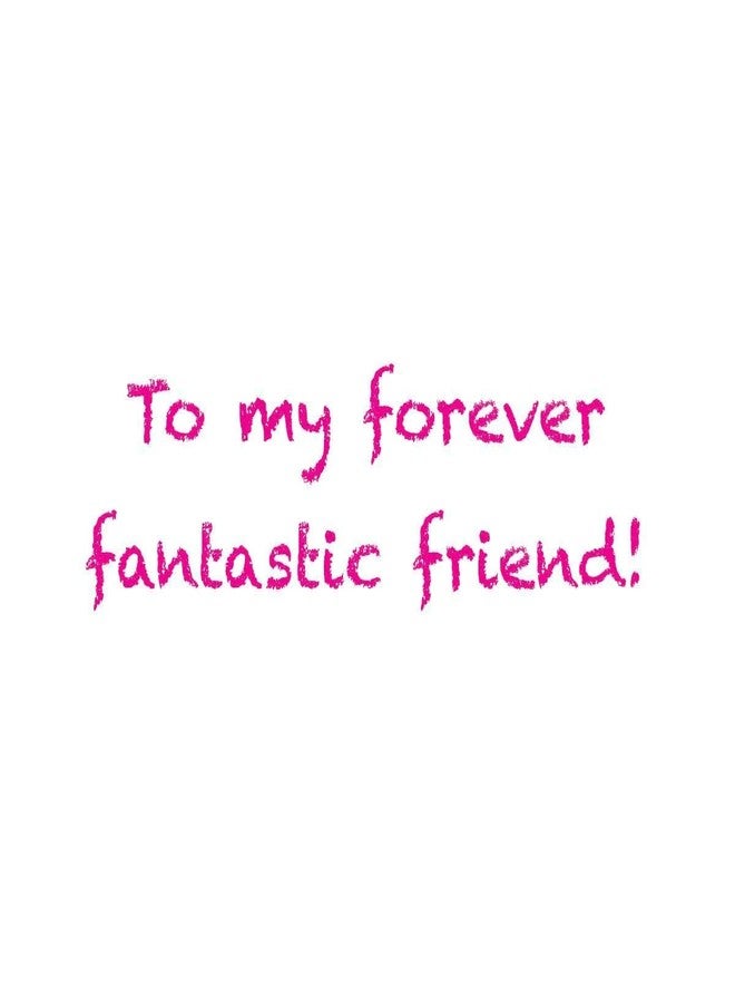 Graphique BFF’s Birthday Card | Funny Card for Best Friend | Embellished with Glitter Accents | Color-Coordinated Envelope | 5" x 7" - Image 2