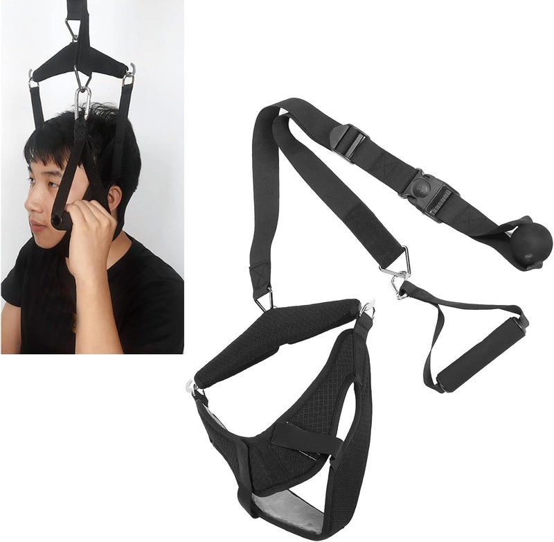 cheekyglo Cervical Neck Traction Device, Professional Over The Door Posture Corrector Cervical Traction Device for Neck Stretcher, Back Stretcher, Neck Pain, Arthritis, Disc Bulge and Spinal Decompression - Image 2