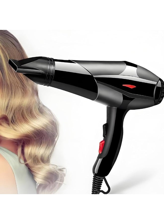 Professional Hair Dryer - Powerful Fast-Drying Blower with Adjustable Temperature & Speed - Image 1