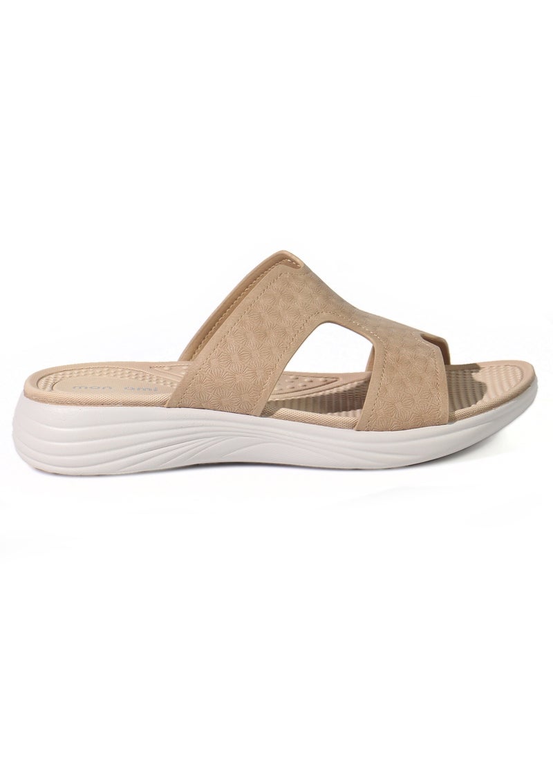 Mon Ami Flat Sandals for Women | Open Toe, Casual Slide Women Shoes for Girls & Ladies | Lightweight Girls Super Comfy Sandals  - Image 2