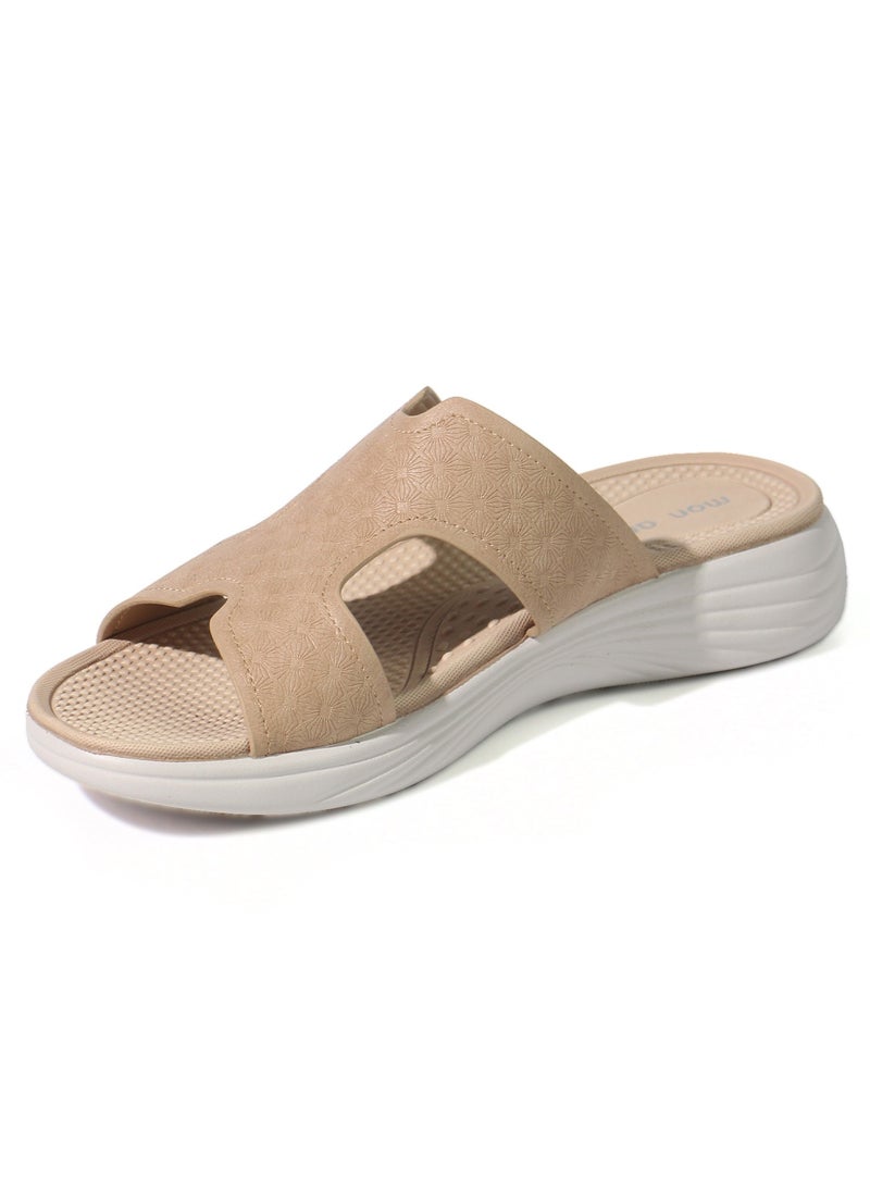 Mon Ami Flat Sandals for Women | Open Toe, Casual Slide Women Shoes for Girls & Ladies | Lightweight Girls Super Comfy Sandals  - Image 4