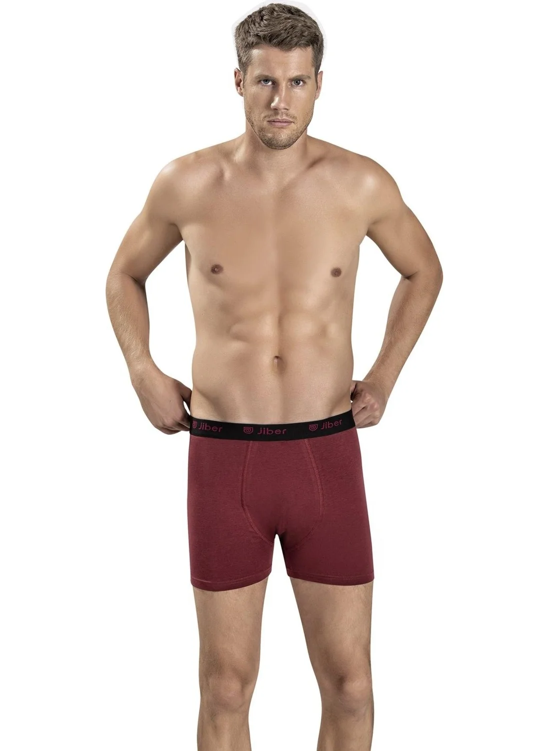 جيبر Men's Modal Cotton Colorful Boxer 321 - 3 Pieces