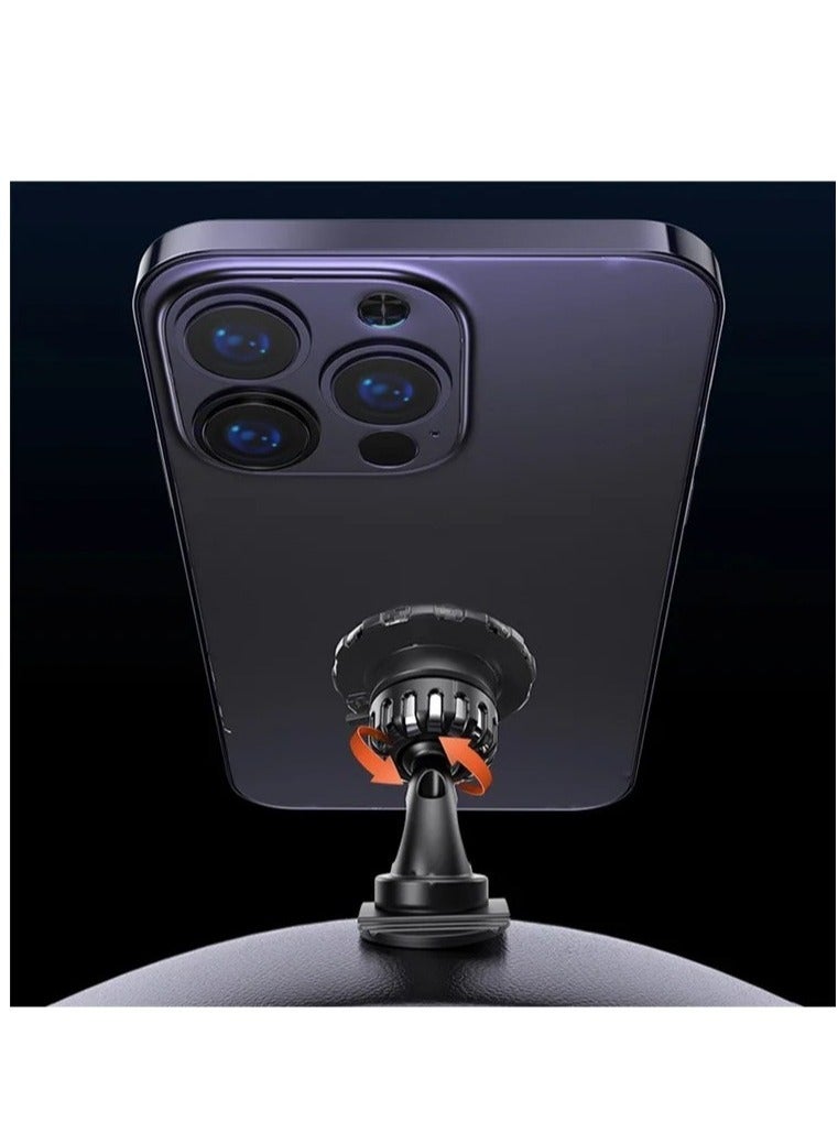 YESIDO C153 Adhesive Car Dashboard Phone Holder Magnetic Rotatable Phone Bracket with Air Vent Clip - Image 5