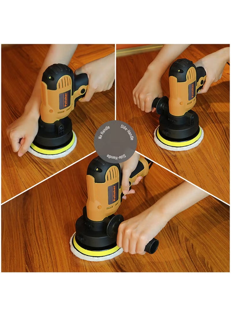 EzzySo - Buffer Polisher - Variable Speed Car Polisher Kit, Car Polishing Machine with Removable Handle, Suitable for Polishing Cars, Furniture, Floors, Stones - Image 1