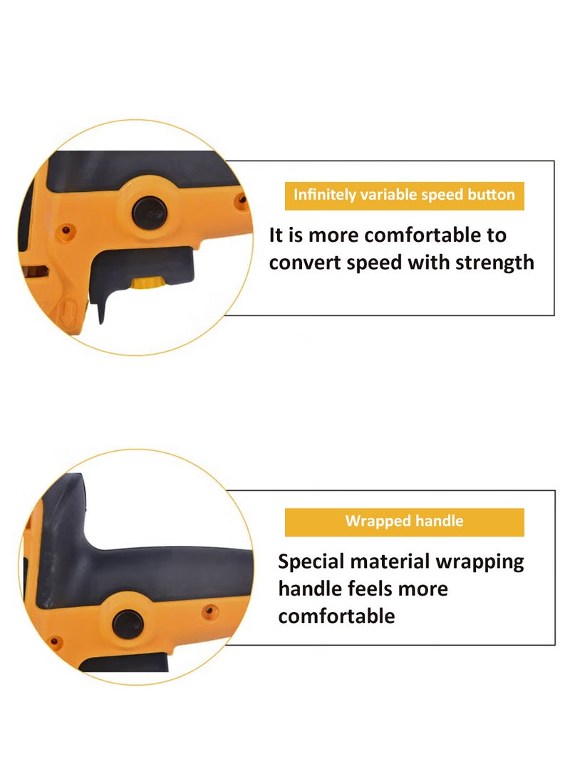 EzzySo - Buffer Polisher - Variable Speed Car Polisher Kit, Car Polishing Machine with Removable Handle, Suitable for Polishing Cars, Furniture, Floors, Stones - Image 1
