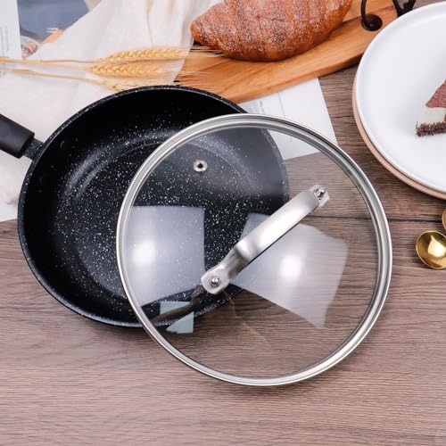 Antrader Tempered Glass Lid,8" Glass Covers for Pots,Pans and Skillets,1Set,Clear - Image 5