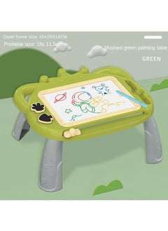 Generic Children's magnetic drawing board color writing board 3+ years old kids graffiti board toy drawing table green  - Image 1